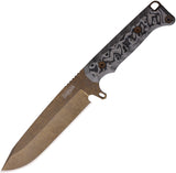 Dawson Knives Valor Black & Gray G10 Arizona Copper MagnaCut Fixed Blade Knife 41607