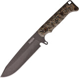Dawson Knives Valor Ultrex Camo G10 Midnight Black MagnaCut Fixed Blade Knife 41638