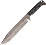 Dawson Knives Holdout Bowie Black & Gray G10 Monsoon MagnaCut Fixed Blade Knife 41805