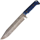 Dawson Knives Holdout Bowie Black & Blue G10 Monsoon MagnaCut Fixed Blade Knife 41812