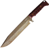 Dawson Knives Holdout Bowie Black & Red G10 Arizona Copper MagnaCut Fixed Blade Knife 41829