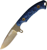 Dawson Knives Companion Black & Blue G10 Arizona Copper MagnaCut Fixed Blade Knife 47476