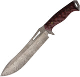 Dawson Knives Archangel Black & Red G10 Monsoon MagnaCut Fixed Blade Knife 47490