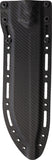 Dawson Knives Archangel Black & Red G10 Midnight MagnaCut Fixed Blade Knife 47537
