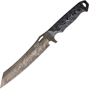 Dawson Knives Wayfinder Black & White G10 Monsoon MagnaCut Fixed Blade Knife 47551