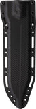 Dawson Knives Dominion Black & Red G10 Midnight MagnaCut Fixed Blade Knife 47599