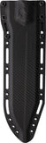 Dawson Knives Dominion Black & Red G10 Monsoon MagnaCut Fixed Blade Knife 47636