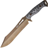 Dawson Knives Dominion Black & White G10 Arizona Copper MagnaCut Fixed Blade Knife 47742