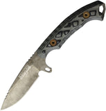 Dawson Knives Companion Black & Gray G10 Monsoon MagnaCut Fixed Blade Knife 48911