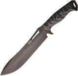 Dawson Knives Archangel Black & Gray G10 Midnight Black MagnaCut Fixed Blade Knife 60738