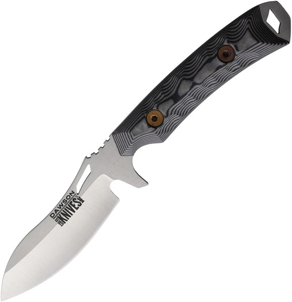 Dawson Knives Harvester Black & Gray G10 MagnaCut Fixed Blade Knife 84202