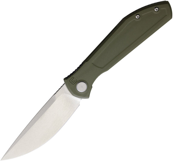 ECHO BY CKF Splinter Linerlock Green G10 Folding CPM-S35VN Pocket Knife 08GRN