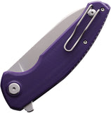 ECHO BY CKF Natrix Linerlock Violet G10 Folding CPM-S35VN Pocket Knife 09V