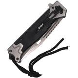 ElitEdge Linerlock A/O Black G10 Folding Stainless Pocket Knife 10A121BK