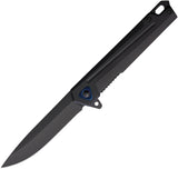 ElitEdge Linerlock A/O Black Stainless Folding Pocket Knife 10A122BK