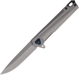 ElitEdge Linerlock A/O Gray Stainless Folding Pocket Knife 10A122GY