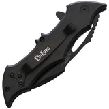 ElitEdge Night Bat Linerlock A/O Folding Stainless Steel Pocket Knife 10A86BMC
