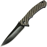 ElitEdge Linerlock Carbon Fiber Folding 8Cr14MoV Steel Pocket Knife 10B012BKCF