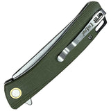 ElitEdge Linerlock Green Micarta Folding D2 Steel Pocket Knife 10B013GN