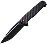 ElitEdge Linerlock Carbon Fiber Folding 8Cr13MoV Steel Pocket Knife 10B018CBK