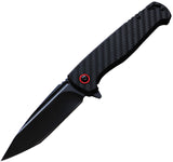 ElitEdge Linerlock Carbon Fiber Folding 8Cr13MoV Steel Pocket Knife 10B018TBK