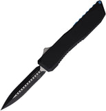 EOS Automatic Harpoon Knife OTF Black Aluminum Double Edge MagnaCut Blade 119