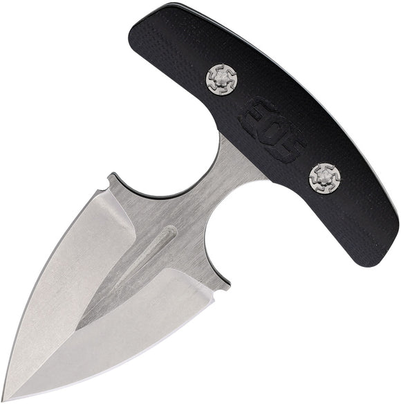 EOS Aztec Black G10 AEB-L Double Edge Push Dagger w/ Sheath 143