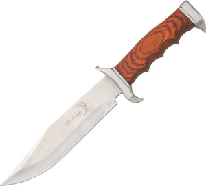 Elk Ridge Hunting Bowie 12.5" Knife W/  Wood Handle - 012