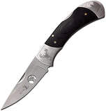 Elk Ridge Deer Folding Pocket Knife Wildlife Black Wood - 539dr