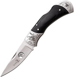 Elk Ridge Eagle Folding Pocket Knife W/ Black Pakkawood Handle - 539E