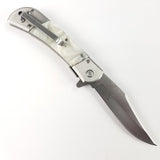 Elk Ridge Large Folding Mother of Pearl MOP Pocket Knife - A009WP