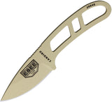 ESEE Desert Tan Fixed Blade Skeletonized Handle Candiru Knife + Sheath CANDTKIT