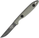 ESEE Camp Lore Black Oxide Micarta Fixed 1095HC Blackwash Full Tang Knife CR25BO