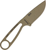 ESEE Izula 6.25" Dark Earth One Piece Fixed Blade Skeletonized Handle Knife IDE