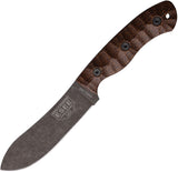 ESEE JG5 Brown Burlap Micarta 1095HC Fixed Blade Knife w/ Sheath JG5BM