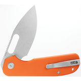 Eutektik EFD Linerlock Orange G10 Folding 14C28N Sandvik Pocket Knife 009