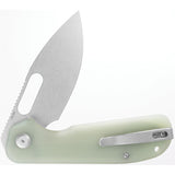 Eutektik EFD Linerlock Jade G10 Folding 14C28N Sandvik Pocket Knife 010