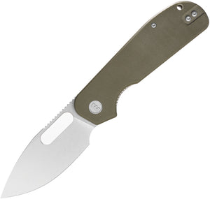 Eutektik EFD Linerlock OD Green G10 Folding 14C28N Sandvik Pocket Knife 011