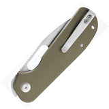 Eutektik EFD Linerlock OD Green G10 Folding 14C28N Sandvik Pocket Knife 011