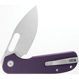 Eutektik EFD Linerlock Purple G10 Folding 14C28N Sandvik Pocket Knife 012