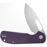 Eutektik EFD Linerlock Purple G10 Folding 14C28N Sandvik Pocket Knife 012