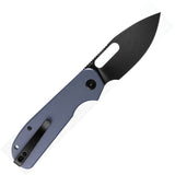 Eutektik EFD Linerlock Denim G10 Folding Black 14C28N Sandvik Pocket Knife 014