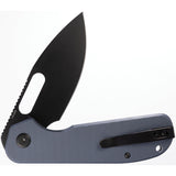 Eutektik EFD Linerlock Denim G10 Folding Black 14C28N Sandvik Pocket Knife 014