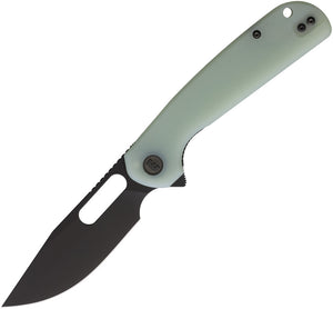 Eutektik Trinity Linerlock Jade G10 Folding Black 14C28N Sandvik Pocket Knife 021