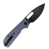 Eutektik Trinity Linerlock Denim G10 Folding Black 14C28N Sandvik Pocket Knife 024