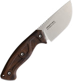 Extrema Ratio Venatus Walnut Wood Nitrogen Steel Fixed Blade Knife 0091INTSATWD