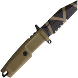 Extrema Ratio Fulcrum C FH Tan Forprene Bohler N690 Fixed Blade Knife 0110DW