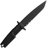 Extrema Ratio Col Moschin Paper Black Stainless Steel Fixed Blade Knife 0125TB