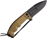 Extrema Ratio Rao II Expeditions Tan Aluminum Folding Bohler N690 Knife 0136EXP