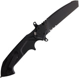 Extrema Ratio Glauca B1 Linerlock Black Aluminum Folding N690 Knife 0139BLK